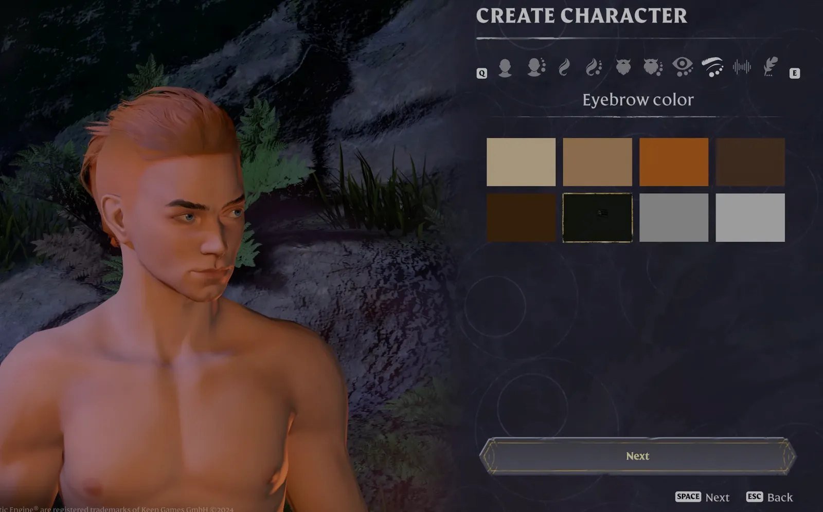 Enhanced character customization options in Enshrouded
