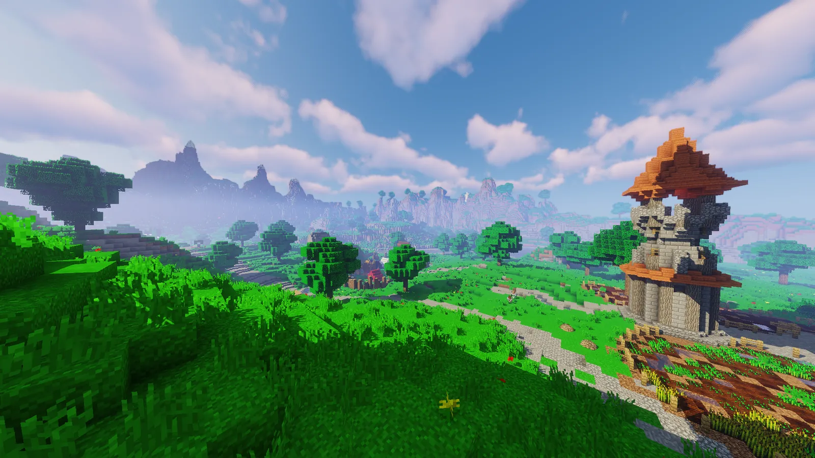 Modded RPG Minecraft world with custom classes and quests