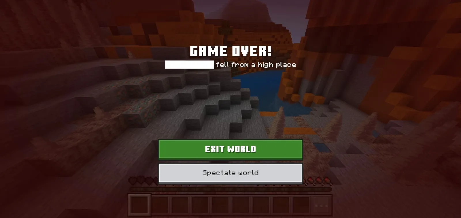Hardcore one-life Minecraft challenge server