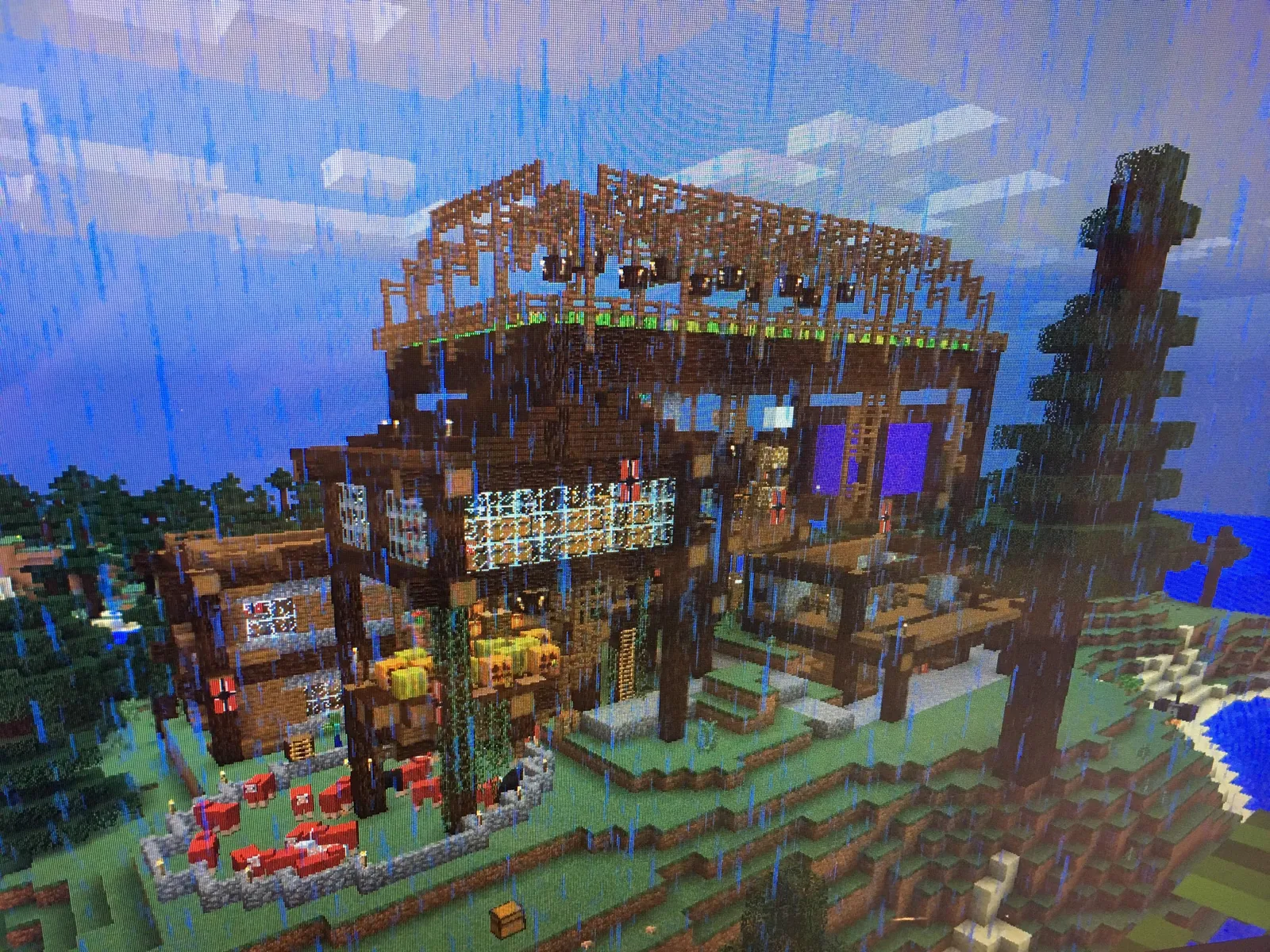 Survival Towny Minecraft server with player towns and claimed land